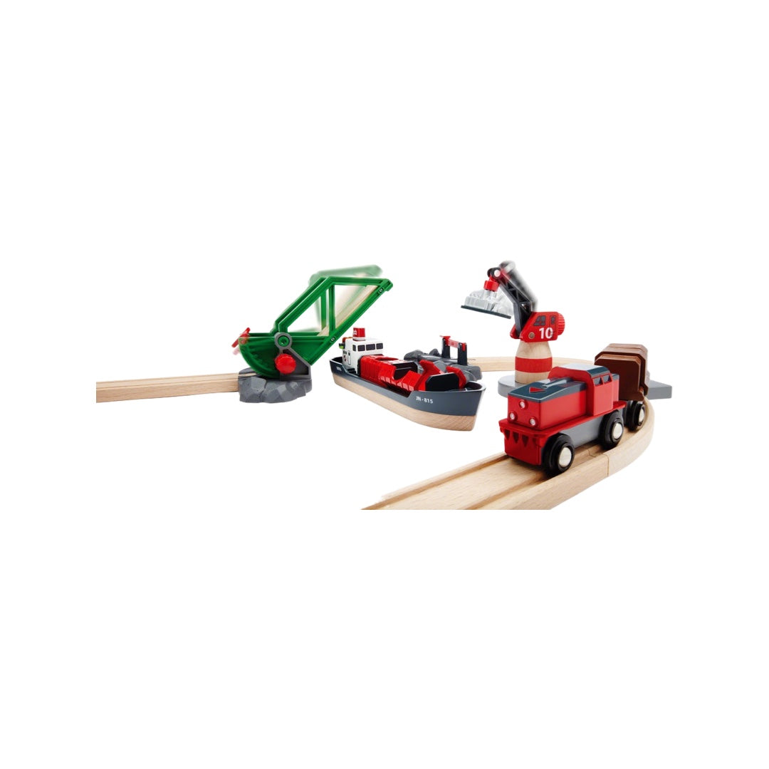 Cargo harbour cheap set brio